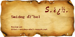Smideg Ábel névjegykártya